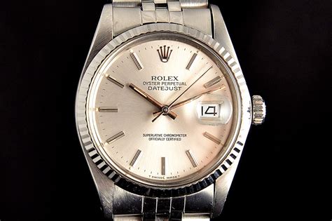 rolex datejust 36 mm ghiera oro bianco|rolex datejust oro bianco.